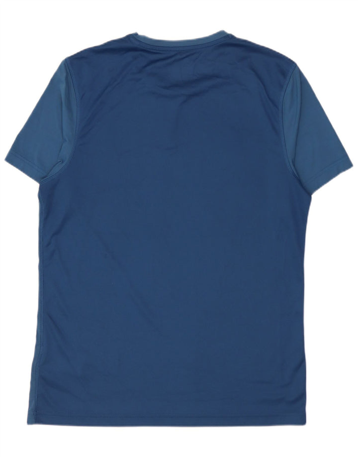 Reebok Mens T-Shirt Top Medium Blue Nylon