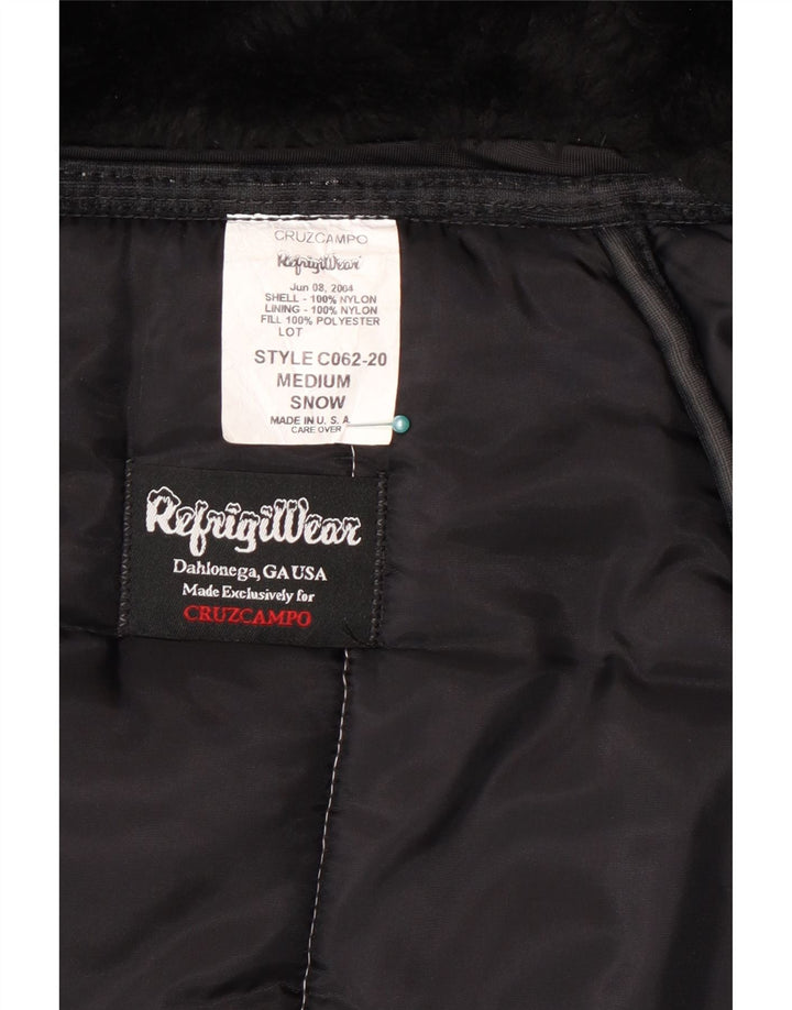 Refrigiwear Womens Cruzcampo Padded Coat UK 14 Medium Off White Colourblock