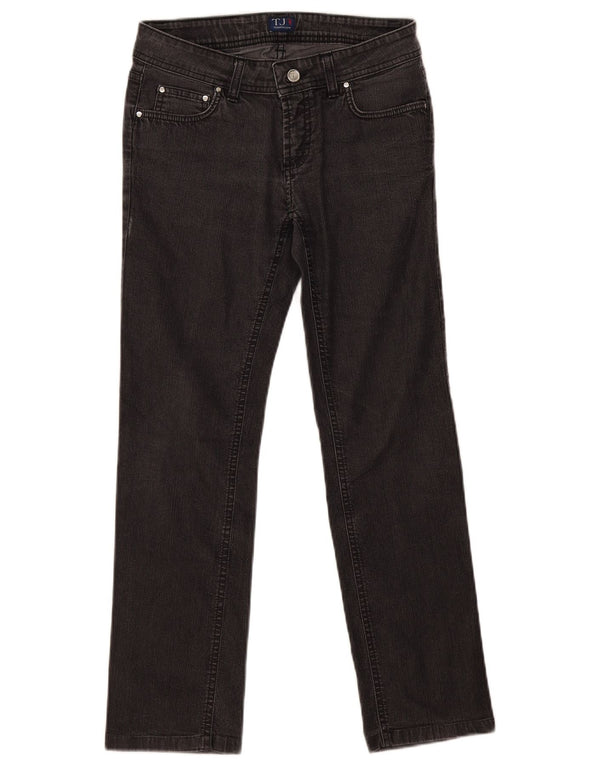 Trussardi Womens Straight Jeans W26 L27 Grey Cotton