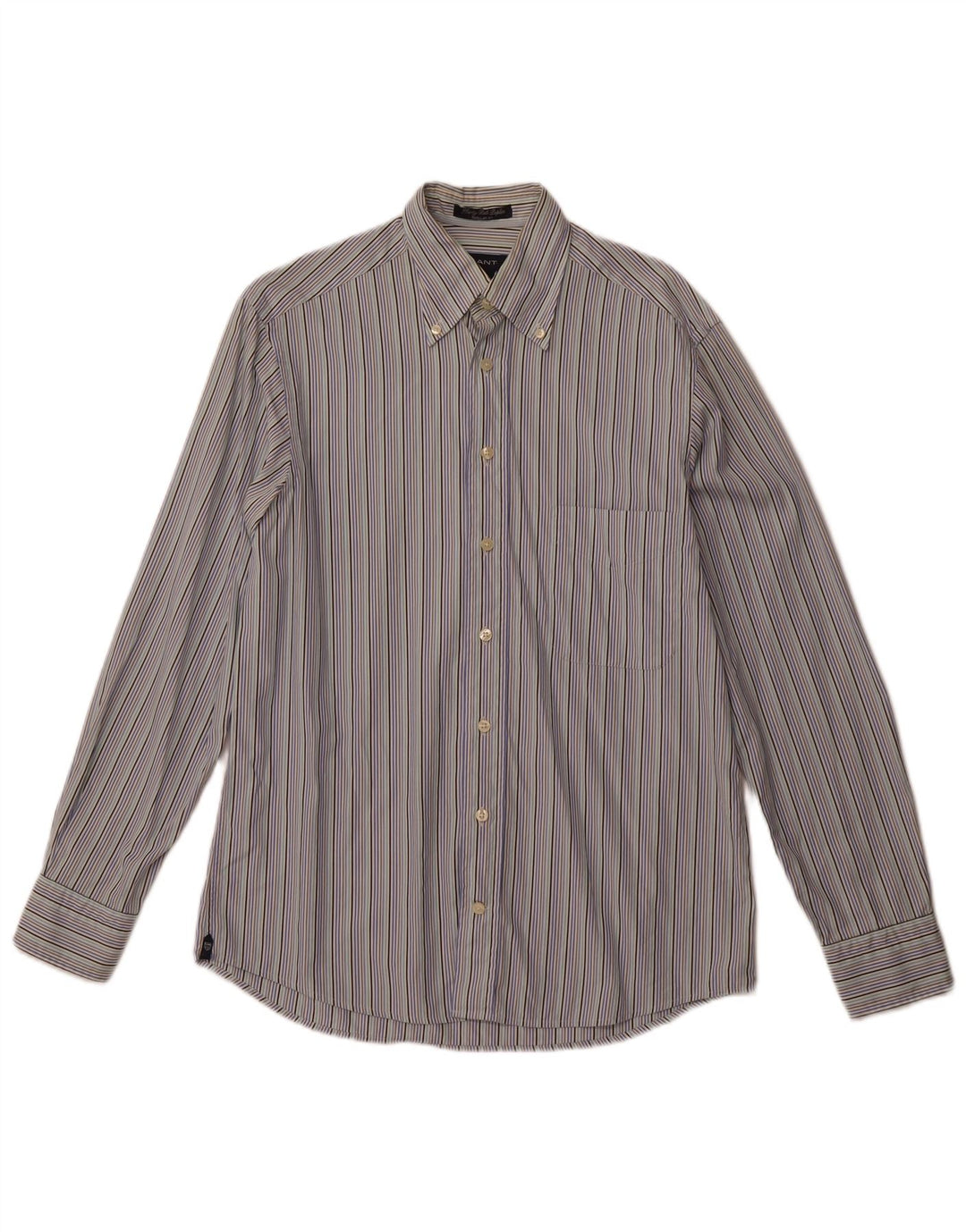 GANT Mens Shirt Small Multicoloured Striped Cotton