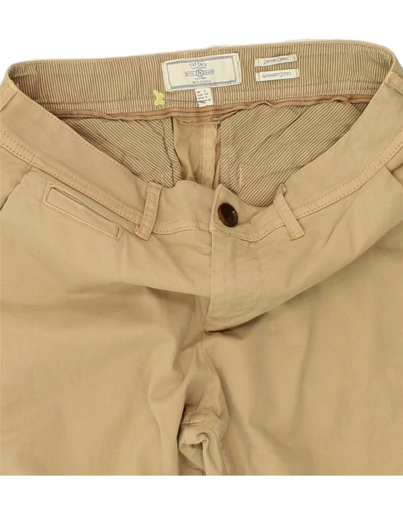 FAT FACE Womens Garment Dyed Slim Chino Trousers UK 8 Small W28 L26  Beige | Vintage Fat Face | Thrift | Second-Hand Fat Face | Used Clothing | Messina Hembry 