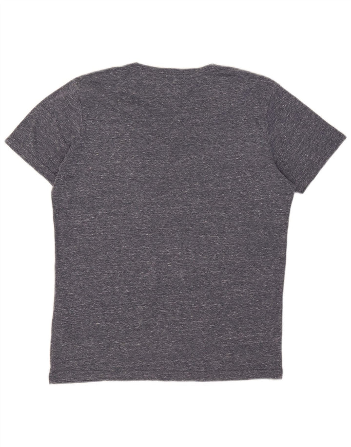 Tommy Hilfiger Womens T-Shirt Top UK 16 Large Grey Flecked Polyester