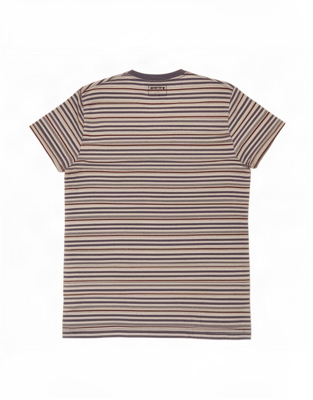 French Connection Mens T-Shirt Top Large Multicoloured Pinstripe