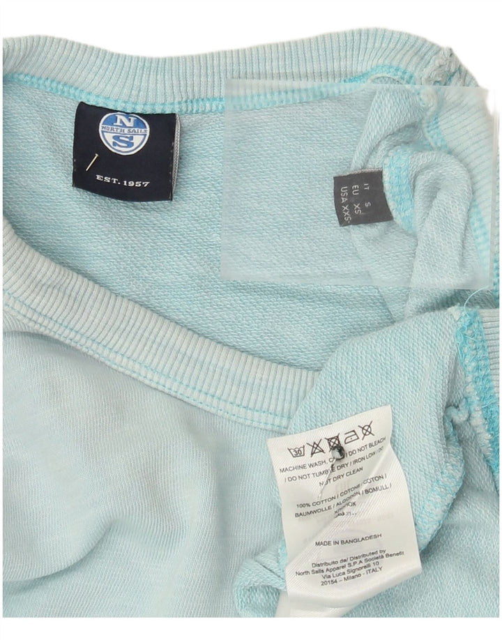 North Sails Mens Sweatshirt Jumper Small Blue Cotton
