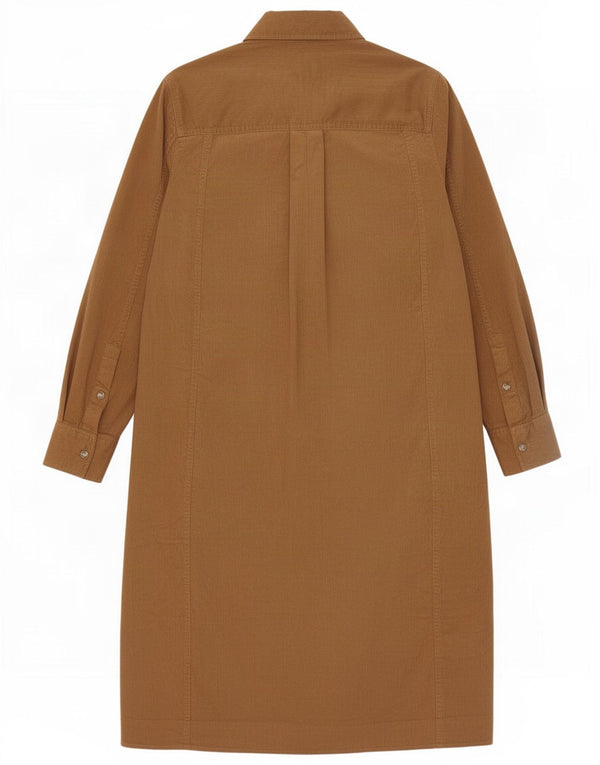 Cos Womens Oversized Corduroy Shirt Dress EU 34 XS Beige Cotton