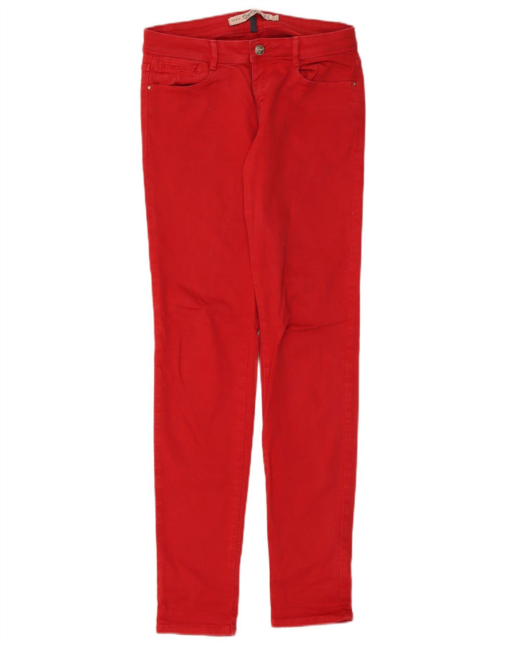 Zara Womens Skinny Jeans EU 38 Small W28 L32 Red