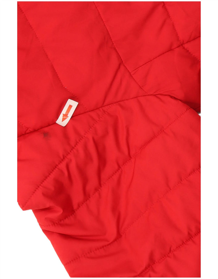 Columbia Womens Hooded Padded Jacket UK 18 XL Red Polyester