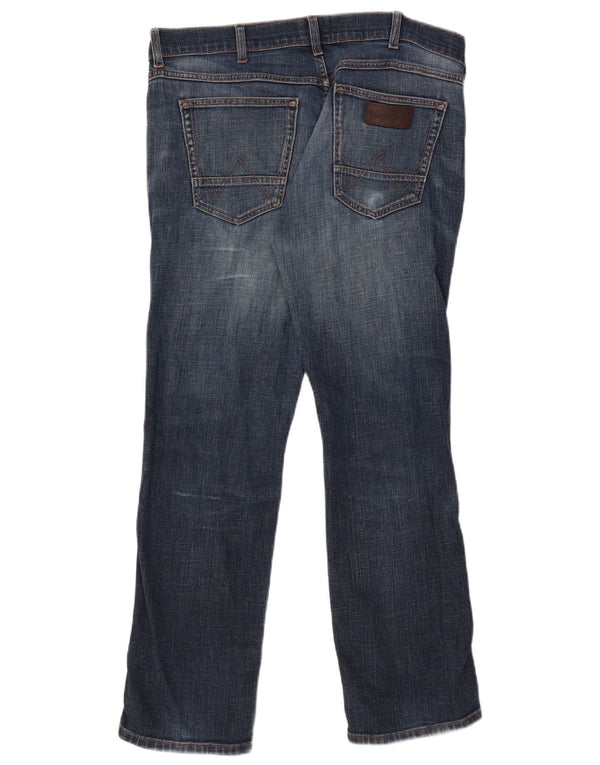 Wrangler Mens Slim Jeans W35 L29 Navy Blue