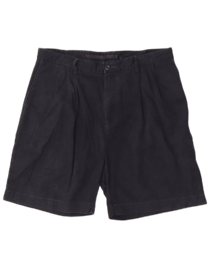 Nautica Mens Rigger Classic Fit Pegged Chino Shorts W33 Medium Navy Blue