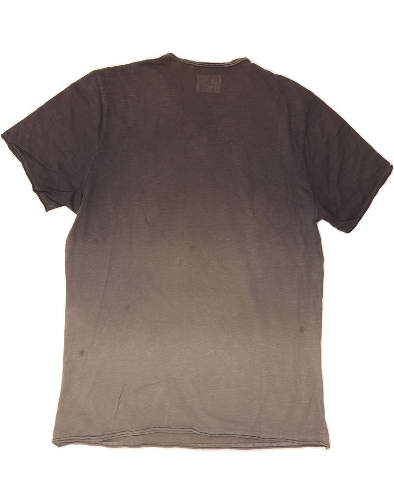 ENGELBERT STRAUSS Mens Graphic T-Shirt Top Large Grey Colourblock Cotton Vintage Engelbert Strauss and Second-Hand Engelbert Strauss from Messina Hembry 