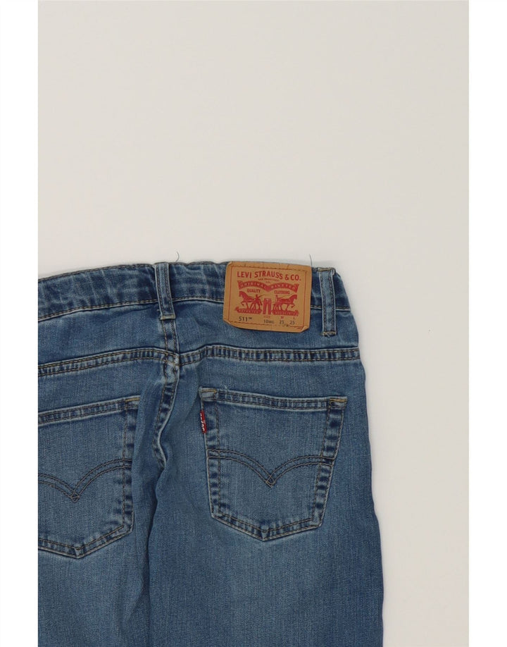 LEVI'S Boys 511 Slim Jeans 9-10 Years W25 L25 Blue Cotton Vintage Levi's and Second-Hand Levi's from Messina Hembry 