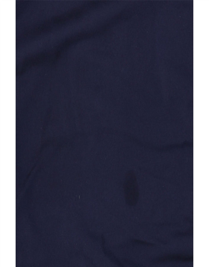 ASICS Mens Tracksuit Top Jacket XL Navy Blue Polyester Vintage Asics and Second-Hand Asics from Messina Hembry 