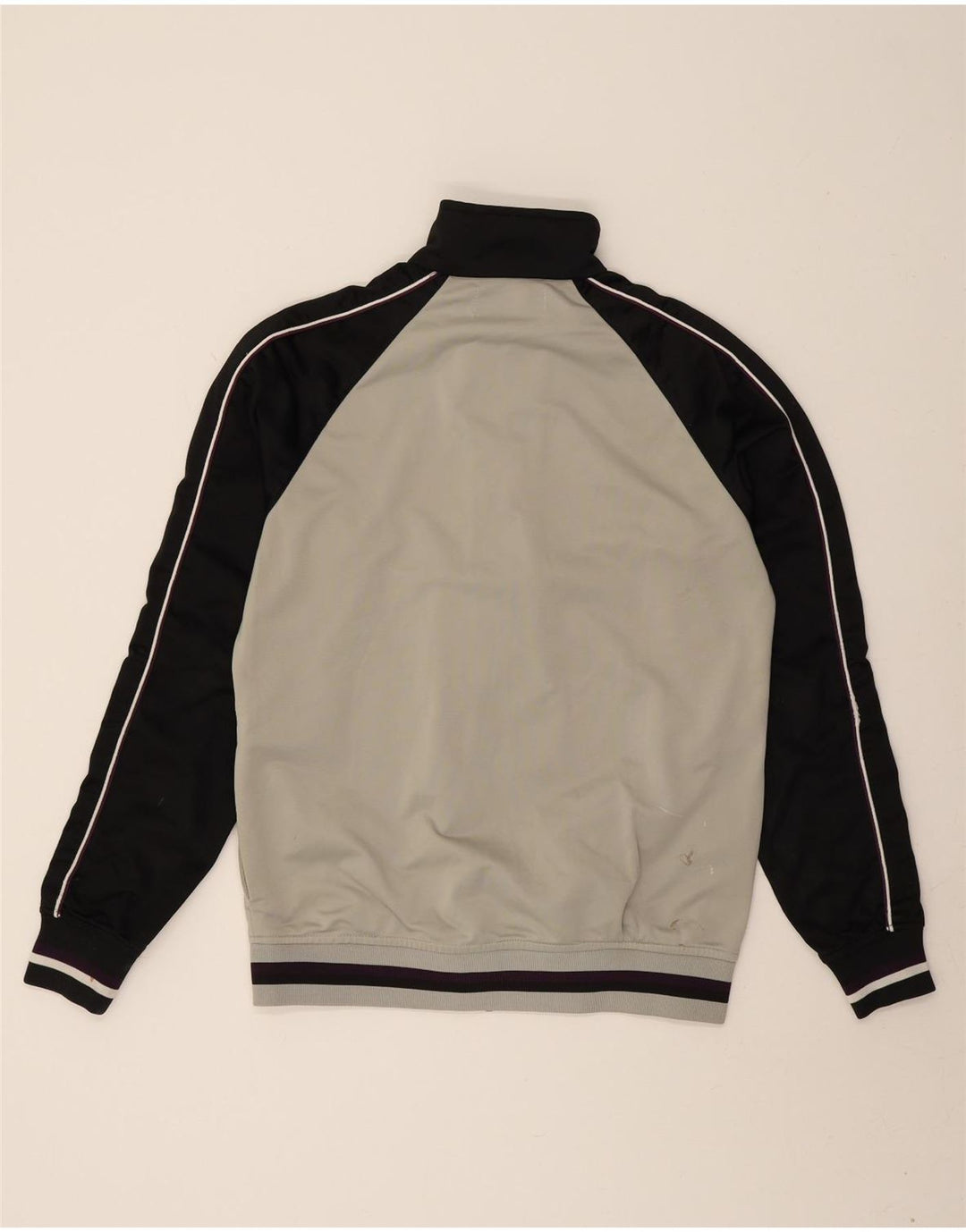 KAPPA Mens Tracksuit Top Jacket Large Grey Colourblock Polyester