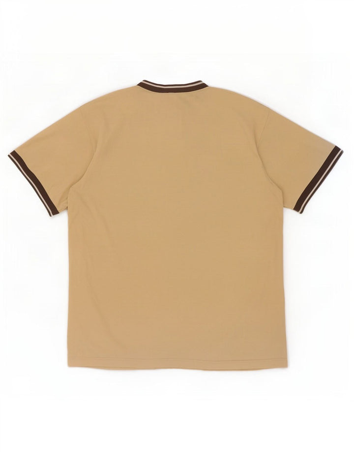 Champion Mens T-Shirt Top Large Beige
