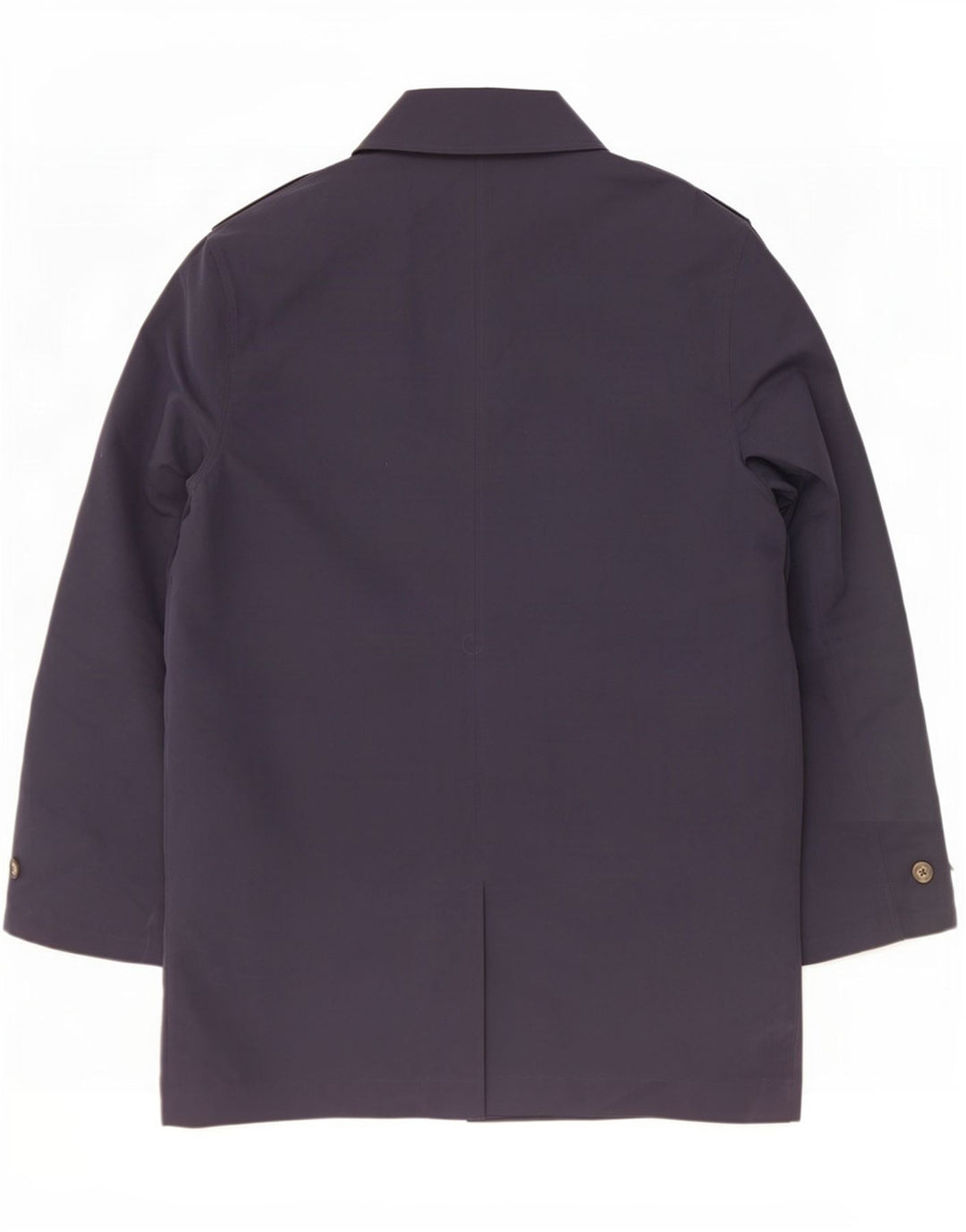Crew Clothing Mens Overcoat UK 44 2XL Navy Blue Polyester