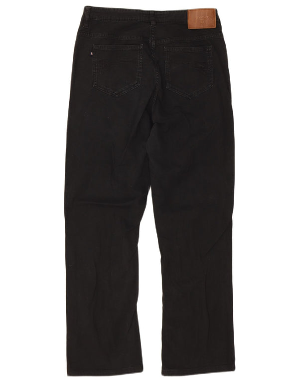 Gant Womens Straight Jeans W30 L27 Black Cotton
