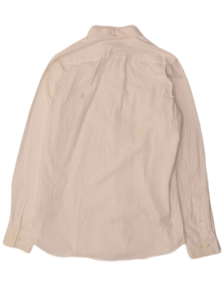 French Connection Mens Shirt Large White Cotton