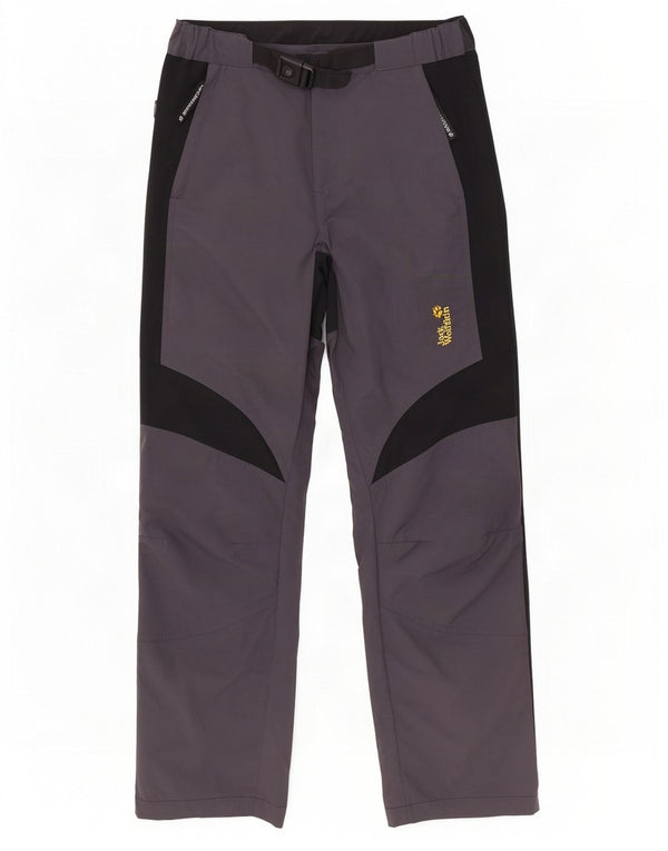 Jack Wolfskin Mens Hiking Cargo Trousers Small W30 L29 Grey Colourblock