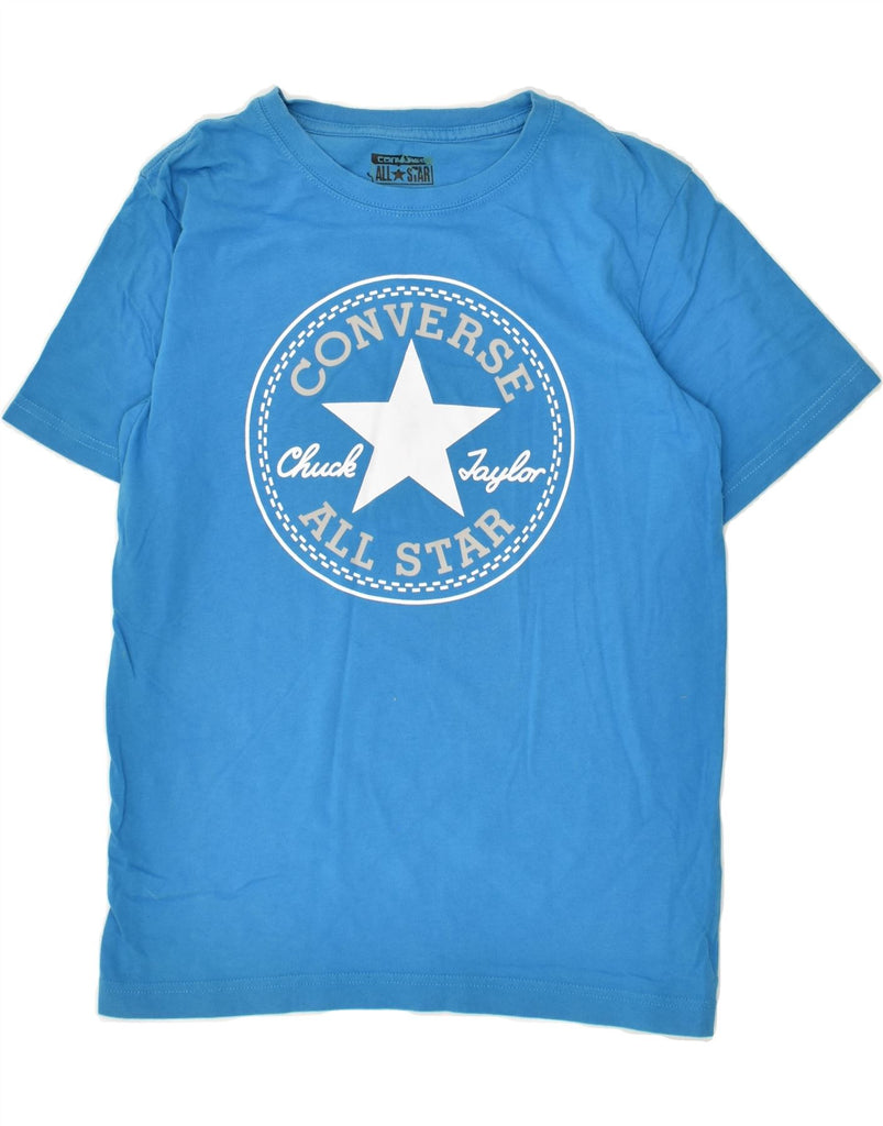 CONVERSE Boys Graphic T-Shirt Top 12-13 Years Large Blue | Vintage Converse | Thrift | Second-Hand Converse | Used Clothing | Messina Hembry 