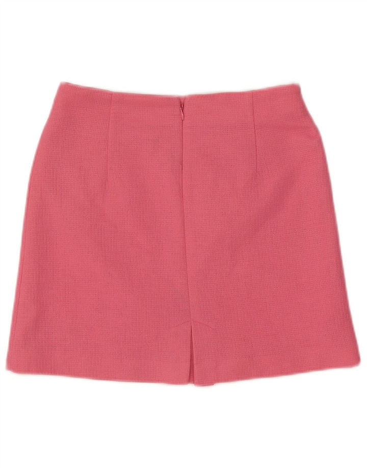 Zara Womens Mini Skirt XS W24 Pink Polyester