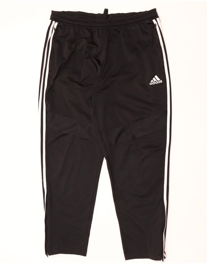 Adidas Mens Tracksuit Trousers XL Black Polyester
