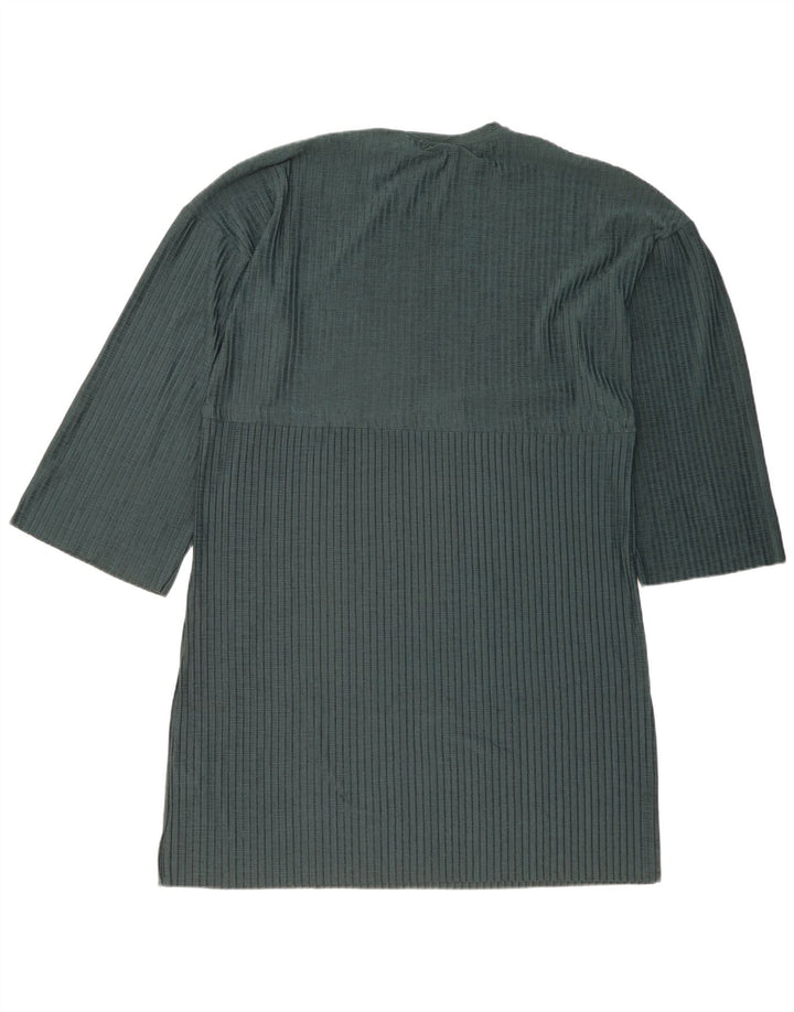 Zara Womens Trafaluc Long Sleeve Oversized Shift Dress UK 14 Medium Green