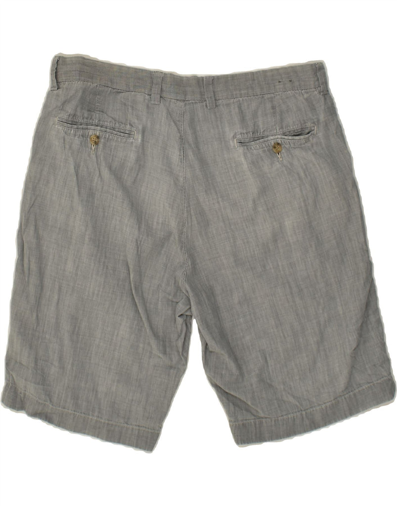 J. CREW Mens Chino Shorts W34 Large Grey Cotton | Vintage J. Crew | Thrift | Second-Hand J. Crew | Used Clothing | Messina Hembry 
