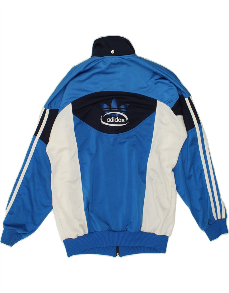 ADIDAS Boys Graphic Tracksuit Top Jacket 13-14 Years  Blue Polyester | Vintage Adidas | Thrift | Second-Hand Adidas | Used Clothing | Messina Hembry 