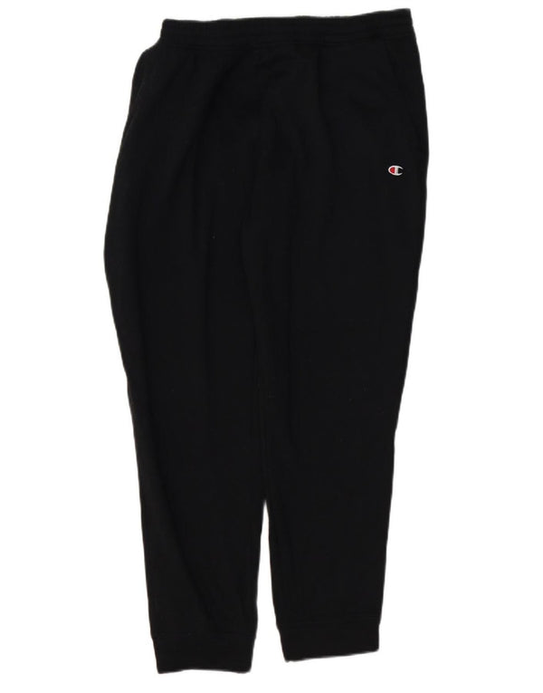 CHAMPION Womens Tracksuit Trousers Joggers UK 14 Large Black Cotton