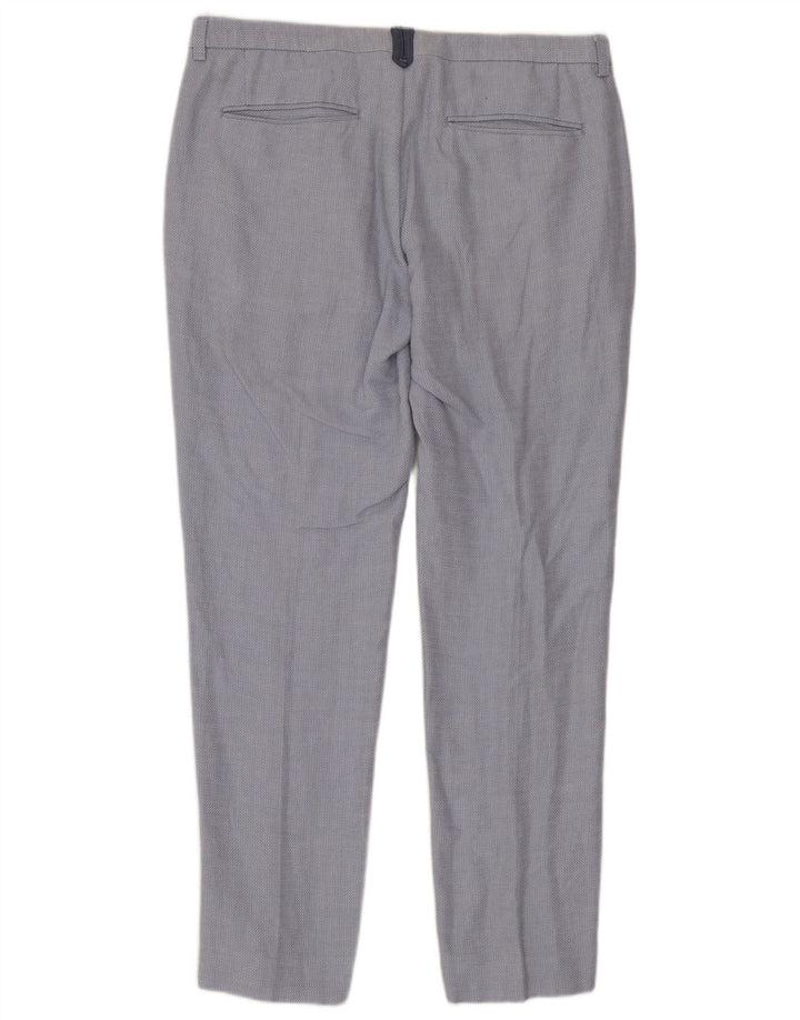 ZARA Mens Slim Chino Trousers EU 40 Medium W31 L30 Blue