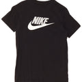 NIKE Boys Graphic T-Shirt Top 10-11 Years Medium Black Cotton