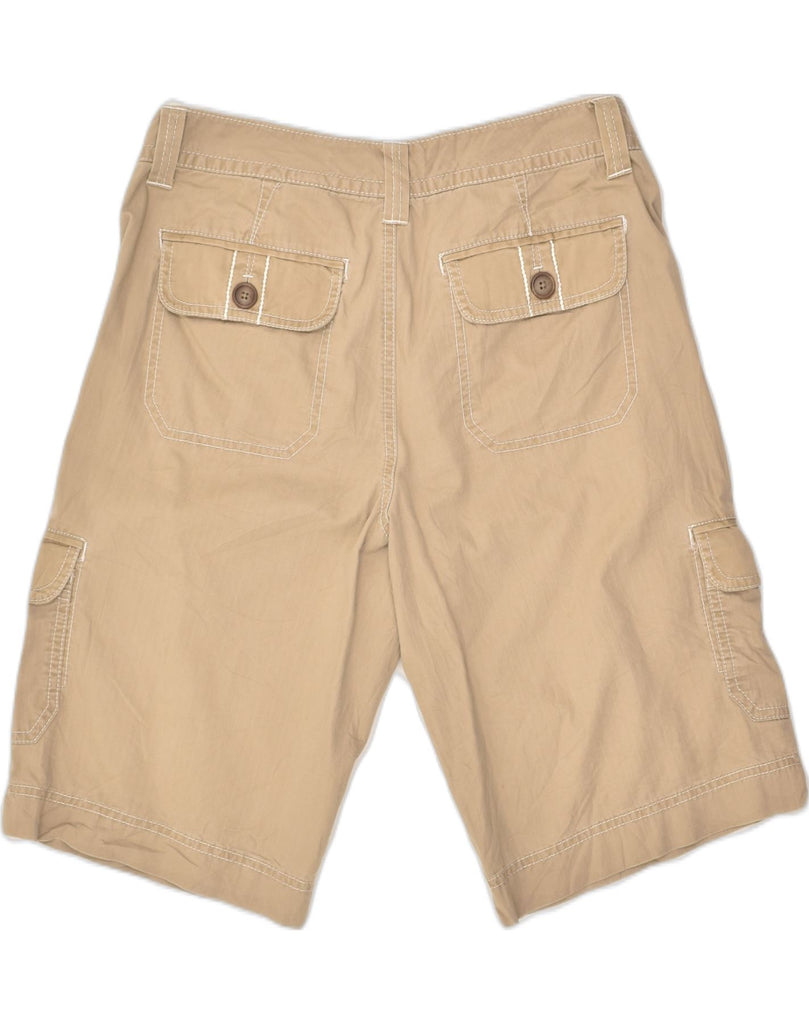 EDDIE BAUER Womens Cargo Shorts US 8 Medium W32 Beige Cotton | Vintage Eddie Bauer | Thrift | Second-Hand Eddie Bauer | Used Clothing | Messina Hembry 