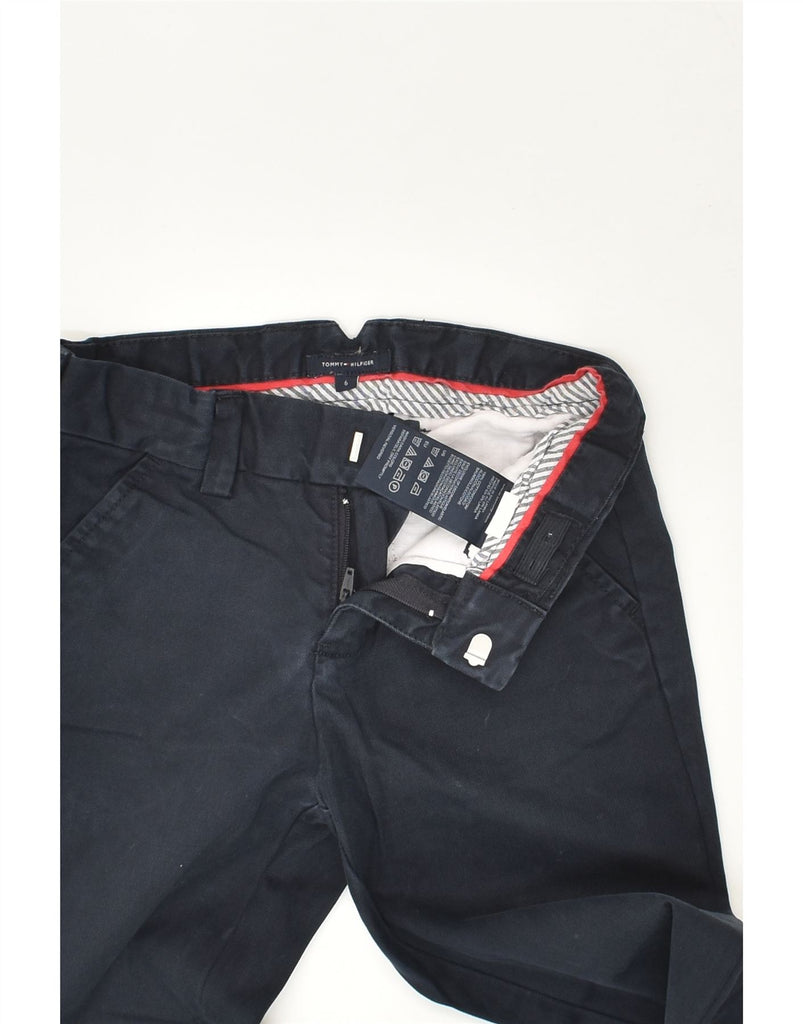 TOMMY HILFIGER Boys Straight Casual Trousers 5-6 Years W23 L20 Navy Blue | Vintage Tommy Hilfiger | Thrift | Second-Hand Tommy Hilfiger | Used Clothing | Messina Hembry 
