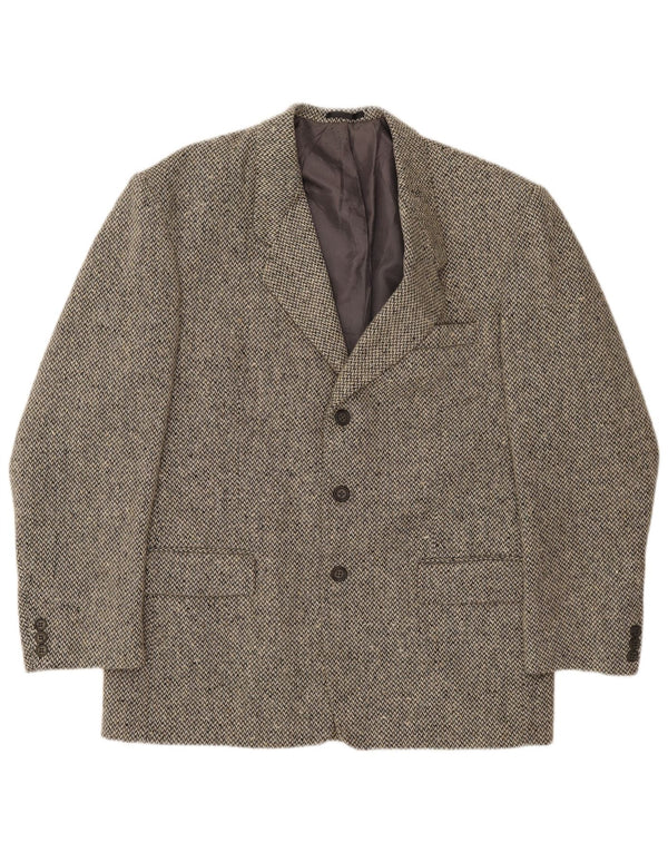 Oakwood Mens 3 Button Blazer Jacket UK 40 Large Grey Wool