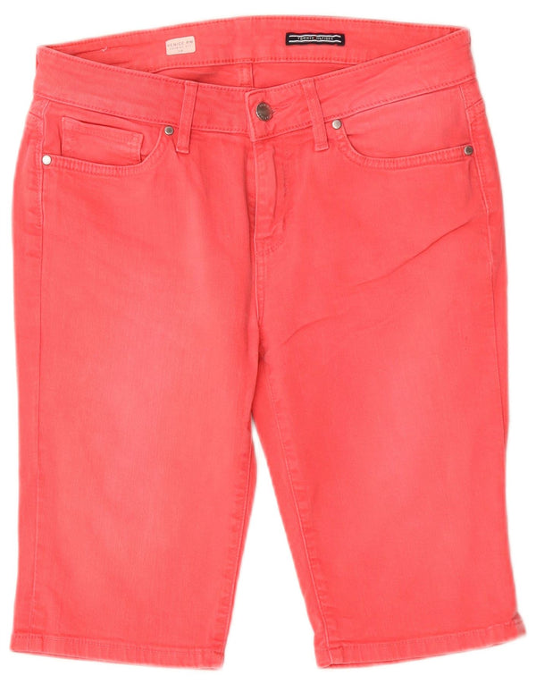 Tommy Hilfiger Womens Venice RW Skinny Denim Shorts W28 Medium Pink
