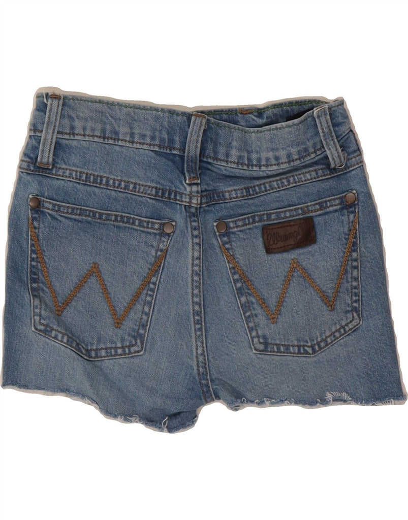 WRANGLER Girls Denim Skirt 11-12 Years W24 Blue Cotton Vintage Wrangler and Second-Hand Wrangler from Messina Hembry 