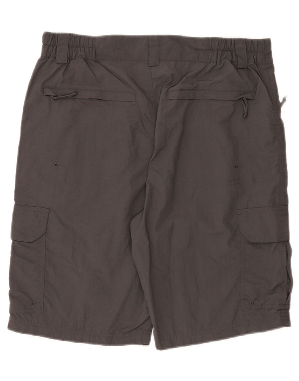 Mountain Warehouse Mens Cargo Shorts W34 Large Grey Polyamide