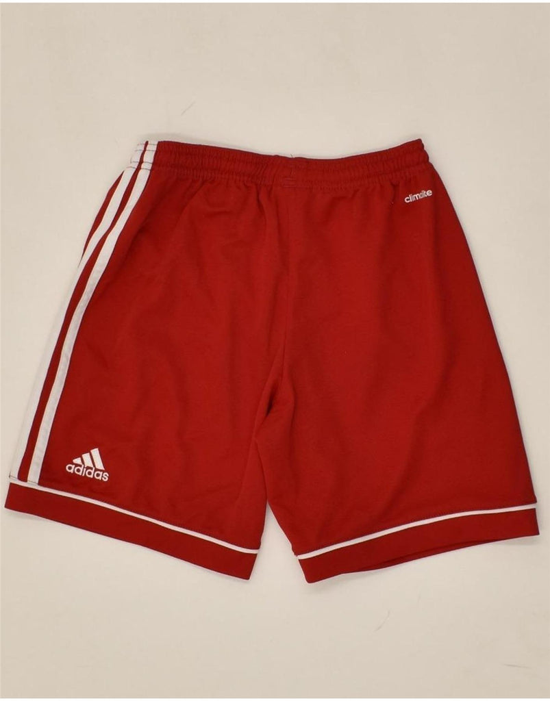 ADIDAS Boys Sport Shorts 11-12 Years Red Polyester | Vintage Adidas | Thrift | Second-Hand Adidas | Used Clothing | Messina Hembry 