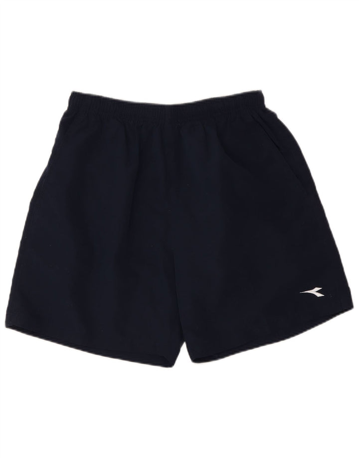 Diadora Mens Sport Shorts Medium Navy Blue Polyester