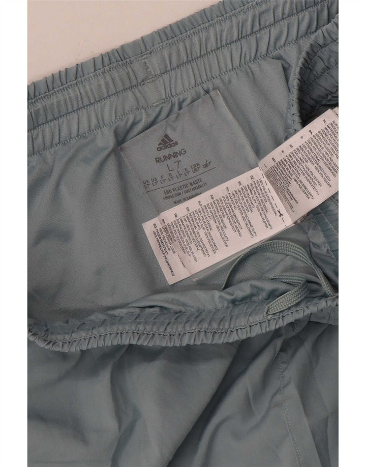 Adidas Mens Graphic Sport Shorts Large Blue Polyester