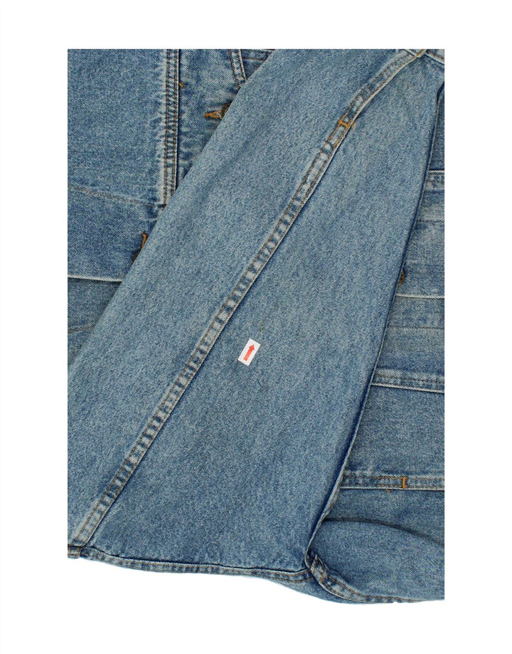 VINTAGE Mens Denim Jacket UK 38 Medium Blue Cotton Vintage Vintage and Second-Hand Vintage from Messina Hembry 