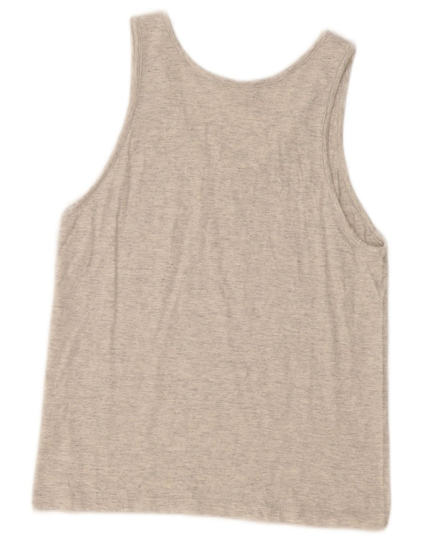 Champion Womens Graphic Vest Top UK 12 Medium Grey