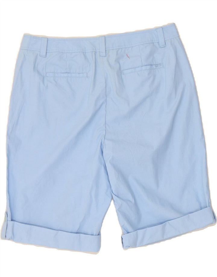 IZOD Womens Casual Shorts US 12 Large W36  Blue Cotton Vintage Izod and Second-Hand Izod from Messina Hembry 