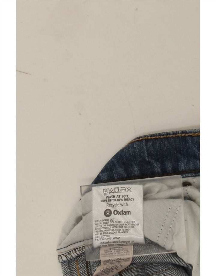 Marks & Spencer Mens Straight Jeans W32 L31 Blue Cotton
