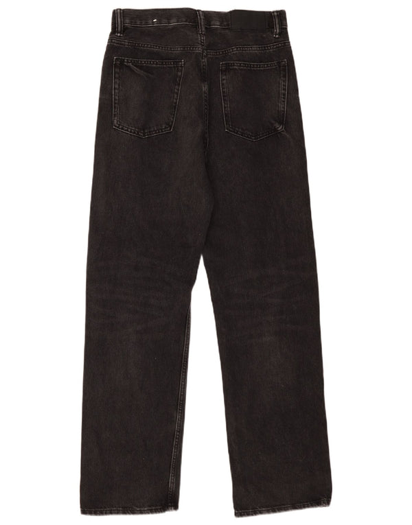 Zara Womens Straight Jeans EU 36 XS W29 L31 Grey Cotton
