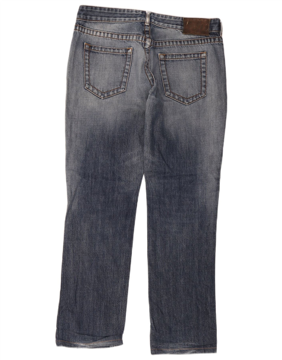 Calvin Klein Mens Straight Jeans W31 L34 Blue Cotton