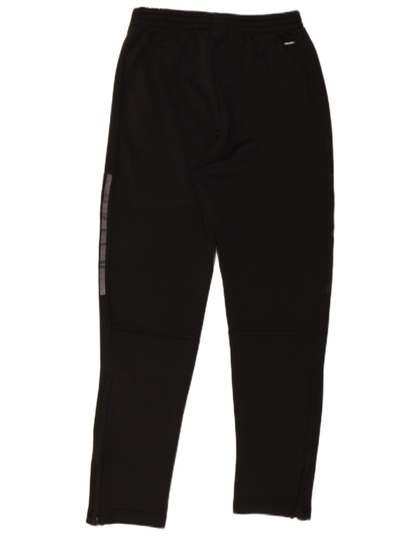 Adidas Boys Tracksuit Trousers 15-16 Years Black Polyester