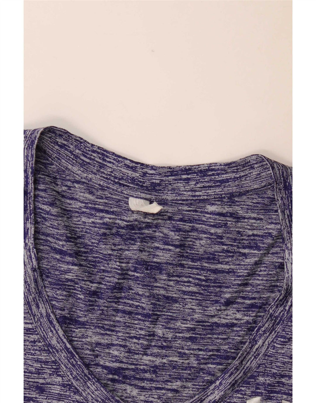 Under Armour Womens T-Shirt Top UK 12 Medium Purple Flecked