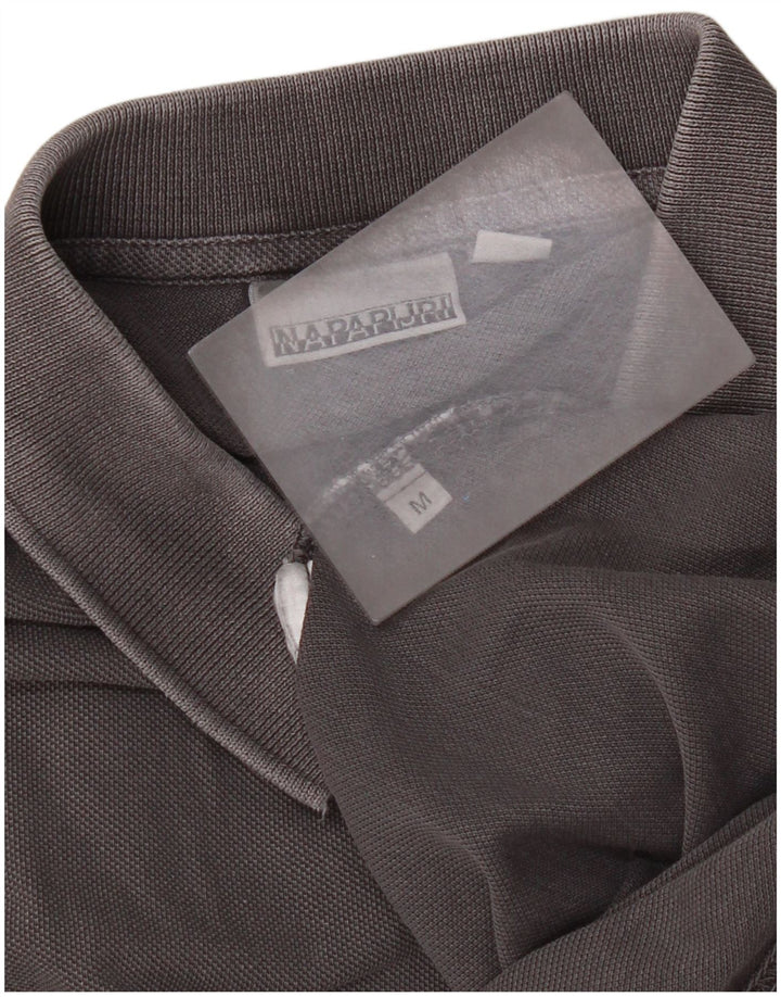 Napapijri Mens Polo Shirt Medium Grey