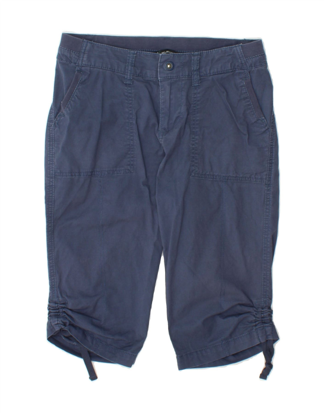 LEE Womens Relaxed Fit Bermuda Shorts US 4 Small W29 Navy Blue Cotton Vintage Lee and Second-Hand Lee from Messina Hembry 
